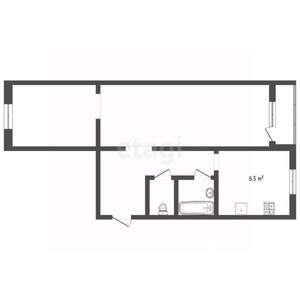 2-к квартира, вторичка, 45м2, 5/5 этаж