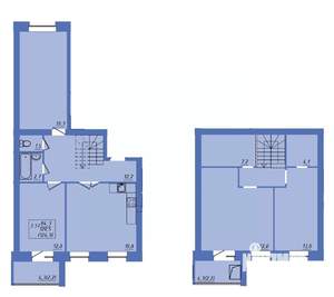 3-к квартира, строящийся дом, 125м2, 10/10 этаж