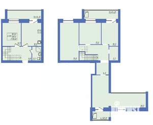 2-к квартира, строящийся дом, 139м2, 10/10 этаж