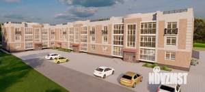 2-к квартира, строящийся дом, 65м2, 2/3 этаж