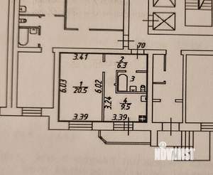 1-к квартира, вторичка, 40м2, 1/12 этаж