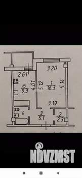 1-к квартира, вторичка, 37м2, 3/16 этаж