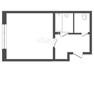 Студия квартира, вторичка, 18м2, 4/5 этаж