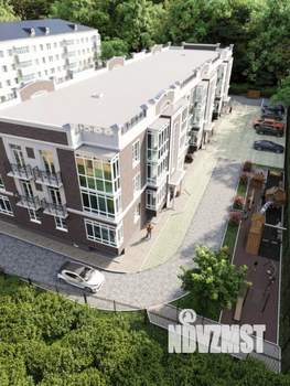 2-к квартира, строящийся дом, 64м2, 2/3 этаж