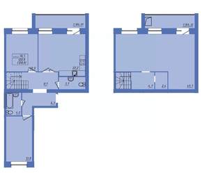 3-к квартира, строящийся дом, 129м2, 10/10 этаж