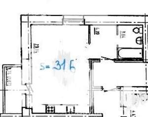 Студия квартира, вторичка, 32м2, 3/10 этаж