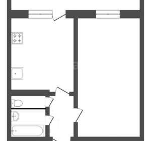 1-к квартира, вторичка, 35м2, 1/9 этаж