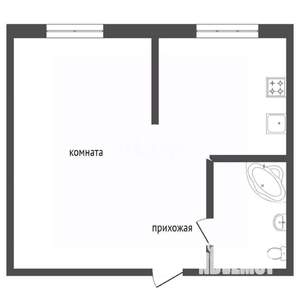 Студия квартира, вторичка, 21м2, 3/5 этаж