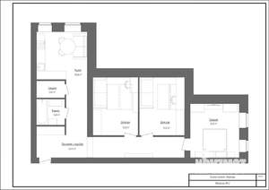3-к квартира, вторичка, 82м2, 4/4 этаж