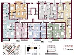 2-к квартира, вторичка, 68м2, 2/4 этаж