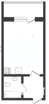 Студия квартира, вторичка, 27м2, 5/10 этаж