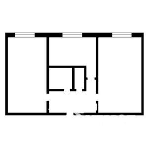 2-к квартира, вторичка, 47м2, 1/5 этаж