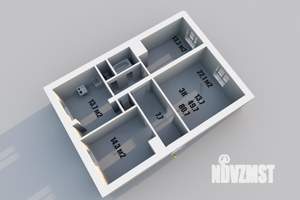 3-к квартира, вторичка, 81м2, 1/2 этаж