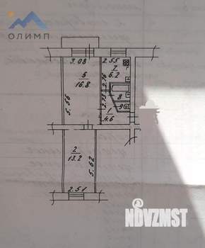 2-к квартира, вторичка, 45м2, 5/5 этаж