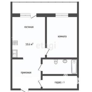 2-к квартира, вторичка, 67м2, 11/13 этаж