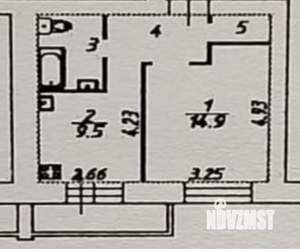 1-к квартира, вторичка, 35м2, 4/11 этаж