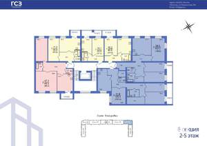 4-к квартира, строящийся дом, 107м2, 7/10 этаж
