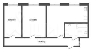 3-к квартира, вторичка, 55м2, 5/5 этаж