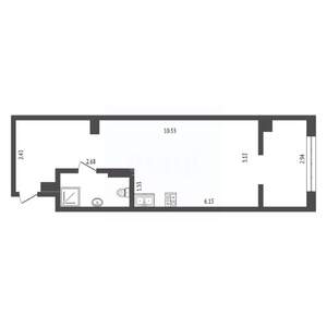 Студия квартира, вторичка, 29м2, 8/10 этаж