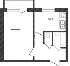 1-к квартира, вторичка, 29м2, 3/5 этаж