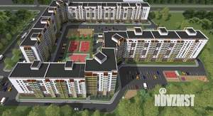 1-к квартира, строящийся дом, 40м2, 8/10 этаж