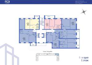 4-к квартира, строящийся дом, 106м2, 1/10 этаж