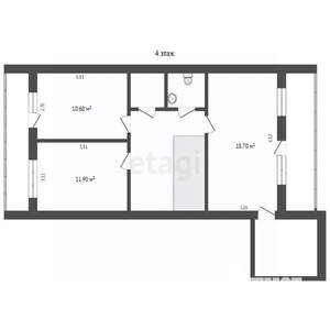 5-к квартира, вторичка, 134м2, 3/5 этаж