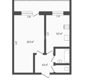1-к квартира, вторичка, 37м2, 5/10 этаж