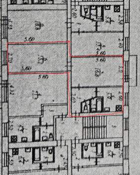 2-к квартира, вторичка, 46м2, 4/5 этаж