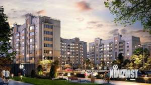 2-к квартира, строящийся дом, 65м2, 2/5 этаж