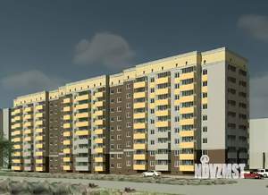 1-к квартира, строящийся дом, 34м2, 5/9 этаж