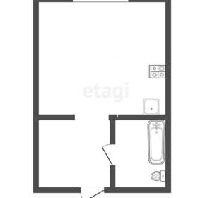 Студия квартира, вторичка, 18м2, 3/5 этаж