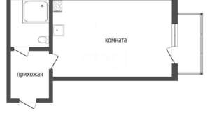 Студия квартира, вторичка, 21м2, 2/9 этаж