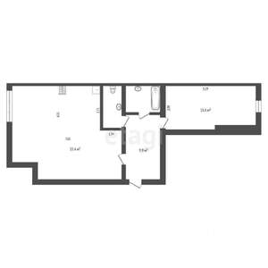 3-к квартира, вторичка, 68м2, 5/5 этаж