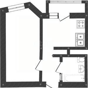 1-к квартира, вторичка, 29м2, 16/16 этаж