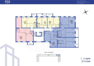 4-к квартира, строящийся дом, 107м2, 5/10 этаж
