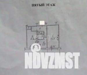 2-к квартира, вторичка, 44м2, 5/5 этаж