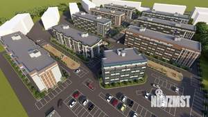 2-к квартира, строящийся дом, 57м2, 5/5 этаж